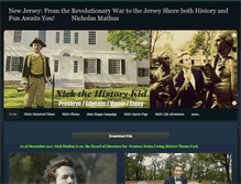 Tablet Screenshot of nickthehistorykid.com